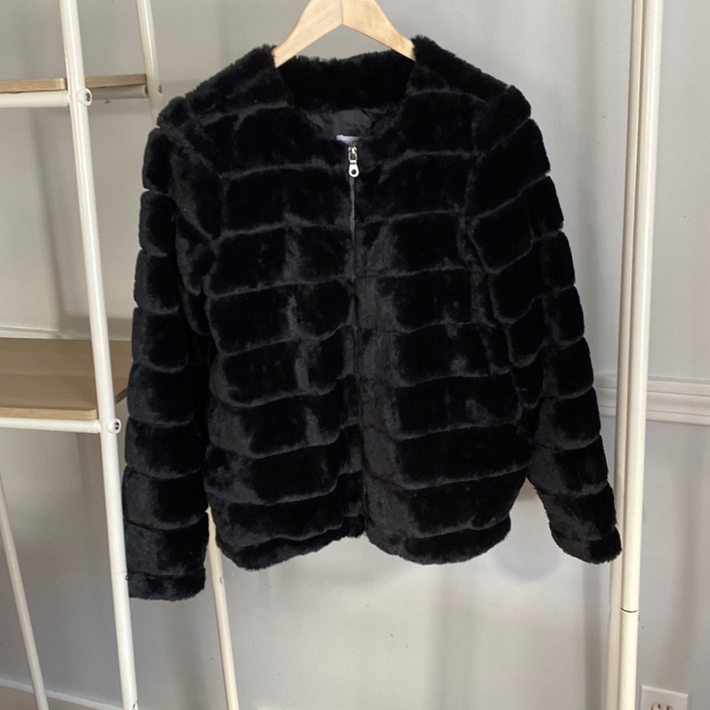 Carmen Black Fur Jacket